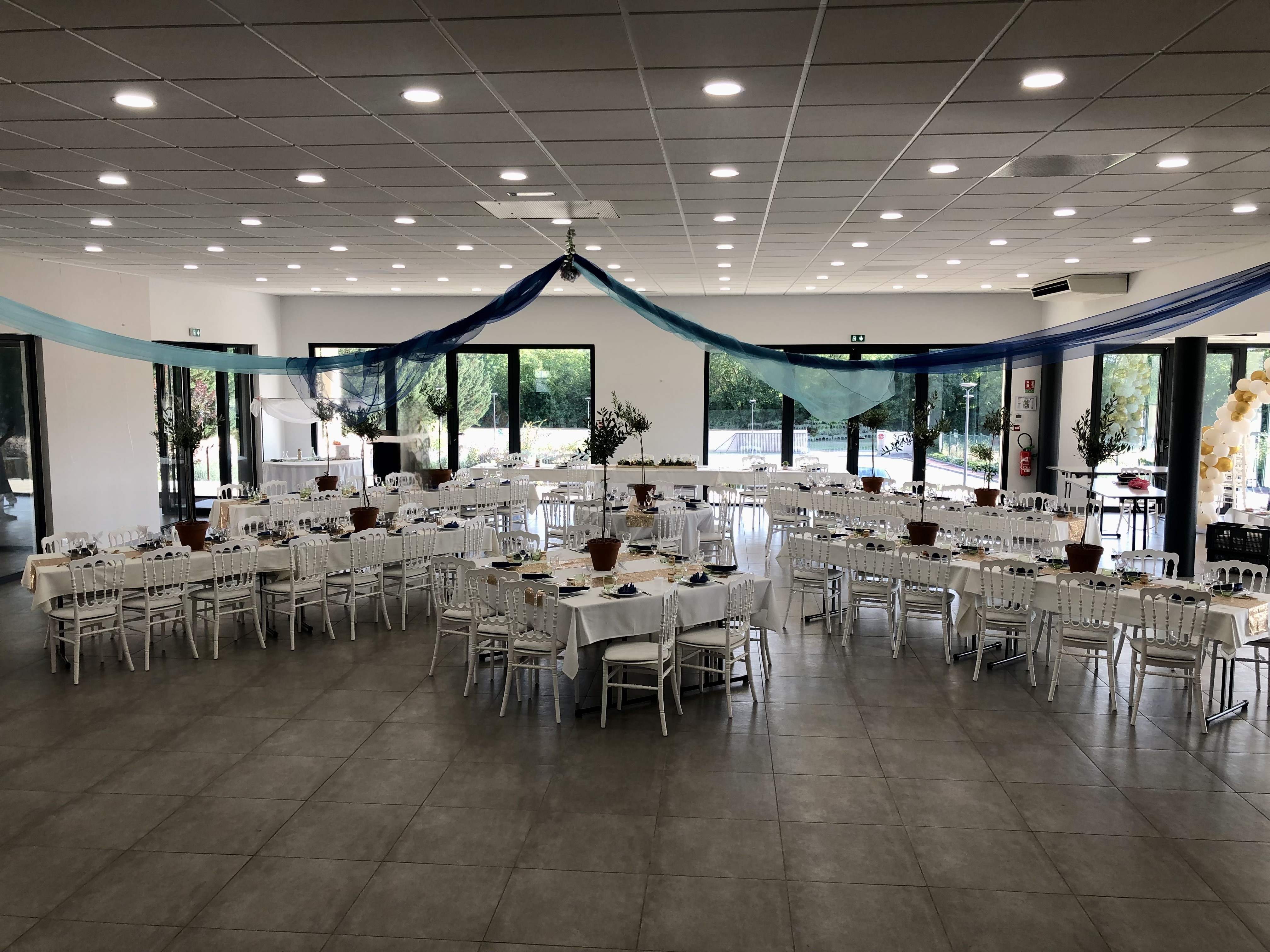 Salle prestige pendant un mariage